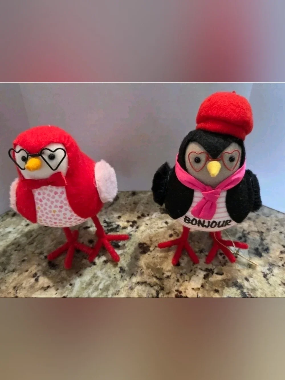 Target Spritz FEATHERLY FRIENDS Valentines Birds Fledge & Cherie 2023 2024 Heart